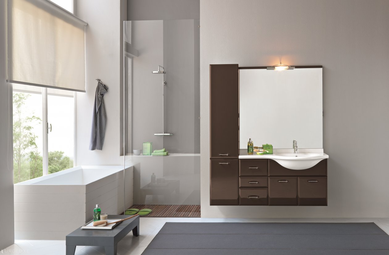 Ambra - bathroom furniture, clean design, bathrooms Chicago, modern bathroom, bathroom, Italian bath, Ambra, shower, cabinets, bath, vanities