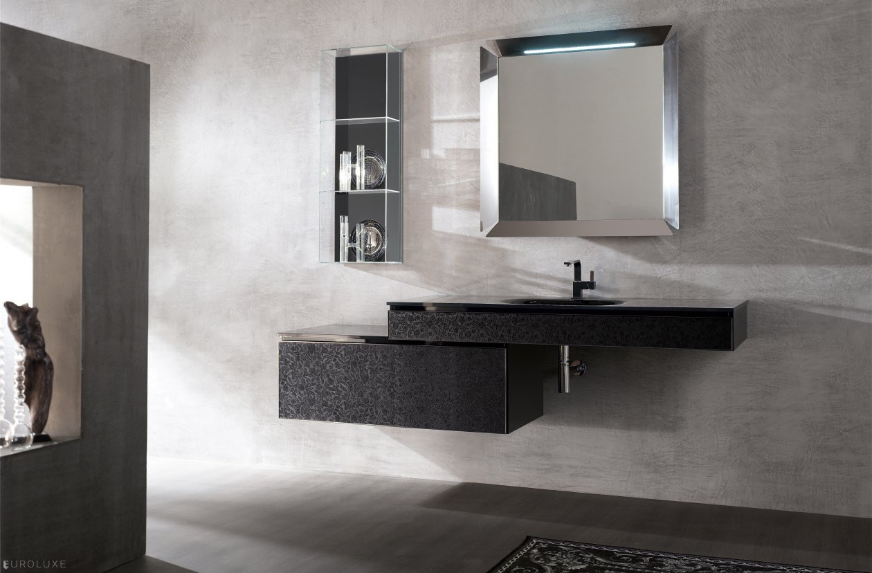 Onyx - modern bathroom, clean design, Onyx bathroom, bathroom furniture, bathroom mirror, Chicago bath, Italian furniture
