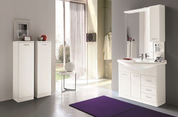 Ambra by Artesi - bathroom, cabinets, bath, vanities, clean design, modern bathroom, shower, bathroom furniture, bathrooms Chicago, Italian bath, Ambra