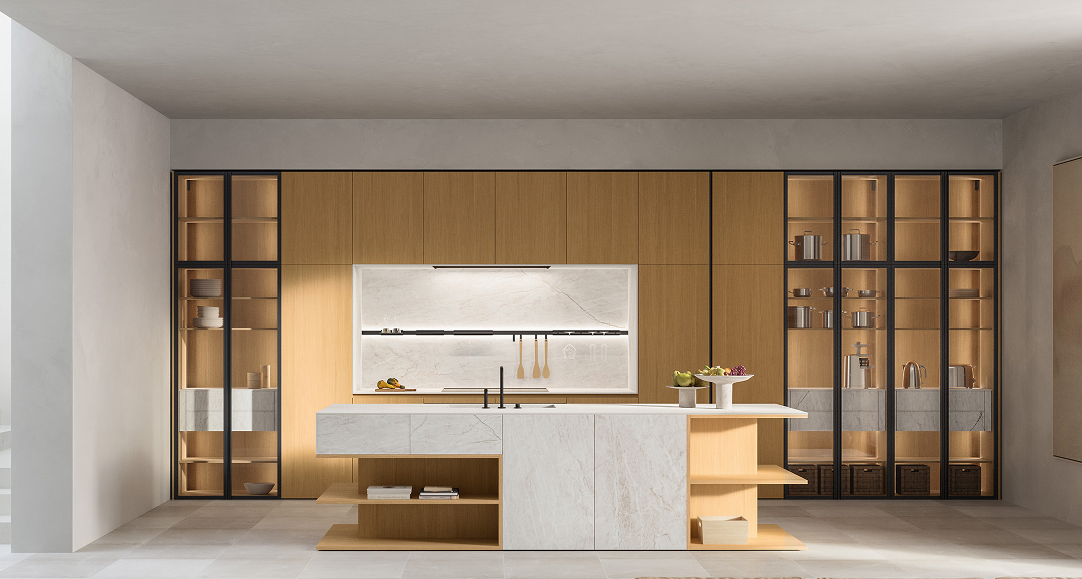 Doimo Cucine Desco kitchen from the Impronta collection