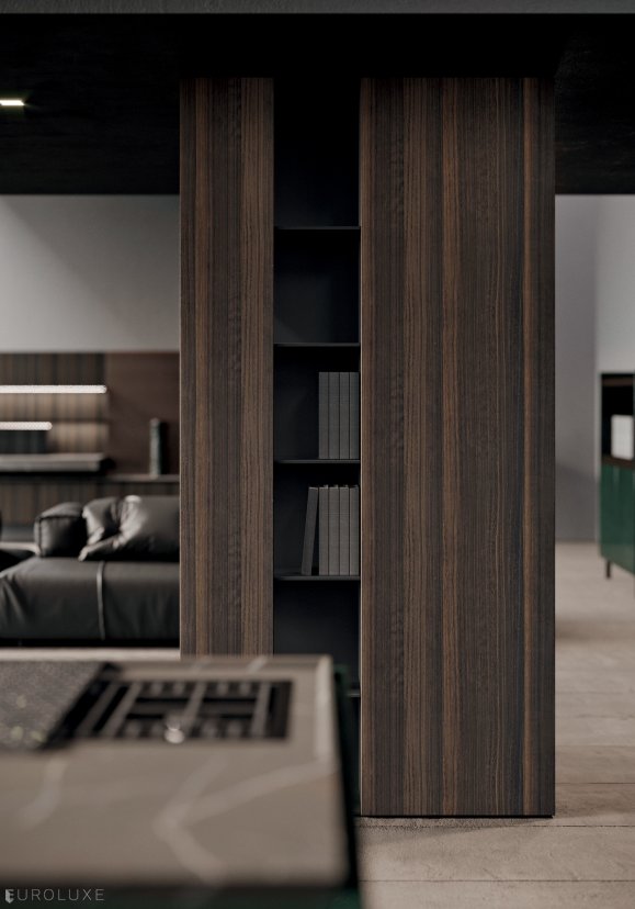 Scava - black kitchen, wooden kitchen, modern kitchen, modern design, contemporary kitchen, italian, Binova cabinets chicago, urban interior, dining furniture, kitchen Chicago, Scava by Binova, european kitchen, custom kitchen cabinets, minimalistic kitchen, kitchen cabinets