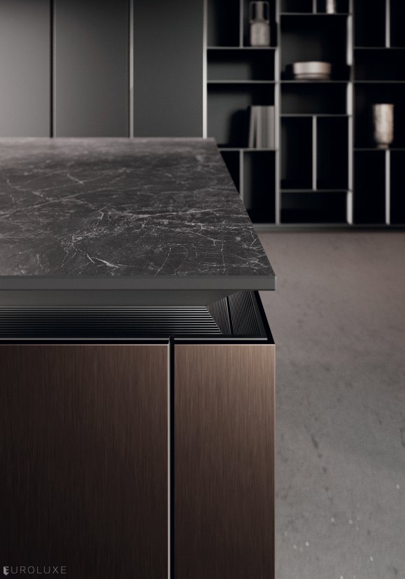 Bluna - modern design, european kitchen, italian, Bluna by Binova, wooden kitchen, custom kitchen cabinets, contemporary kitchen, dining furniture, kitchen cabinets, modern kitchen, minimalistic kitchen, black kitchen, urban interior, kitchen Chicago, Binova cabinets chicago