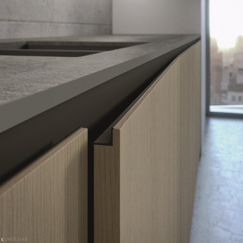 AK Project in Sesamo and Etna Textured Melamine - arrital cabinets chicago, kitchen Chicago, contemporary kitchen, chicago italian cabinets, modern design, modern kitchen cabinets, arrital, italian, dining furniture, urban interior, ak project