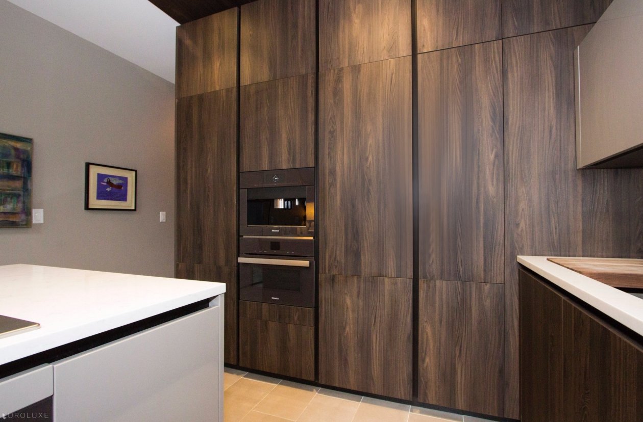 Chicago | East Village Kitchen & Master Bath - Modern laminated kitchen, Italian laminated cabinets