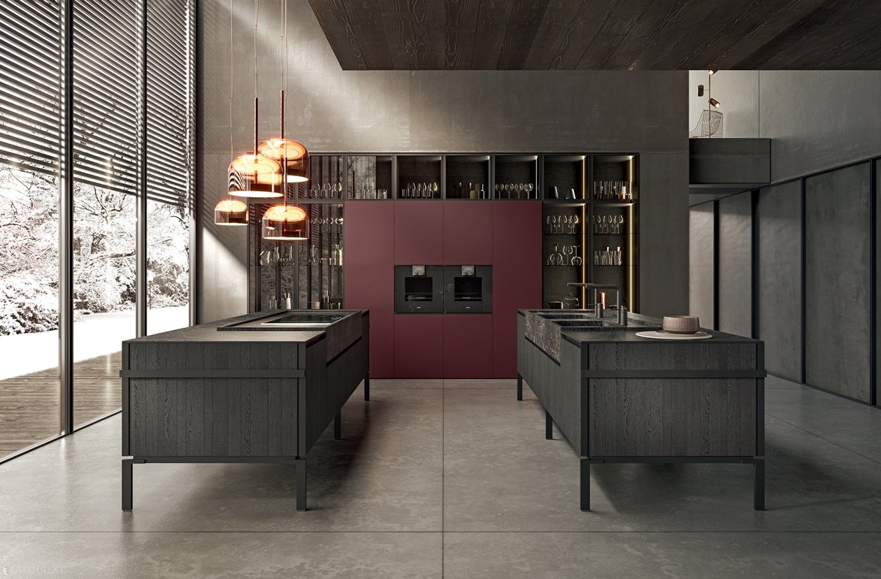 Regula - wooden kitchen, custom kitchen cabinets, urban interior, kitchen Chicago, Binova cabinets chicago, contemporary kitchen, minimalistic kitchen, dining furniture, modern design, black kitchen, Regula by Binova, italian, modern kitchen, kitchen cabinets, european kitchen