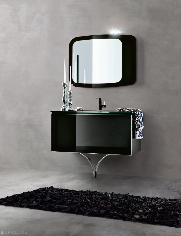 Onyx - Onyx bathroom, bathroom mirror, Italian furniture, clean design, Chicago bath, modern bathroom, bathroom furniture