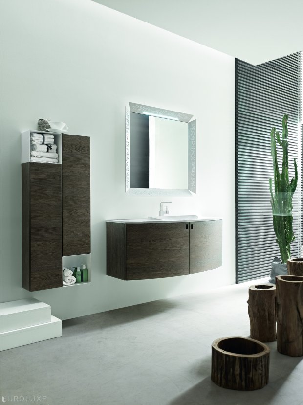 Topazio - modern bath, cabinets, bathroom interior, white bathroom, Italian furniture, bathroom furniture, Topazio