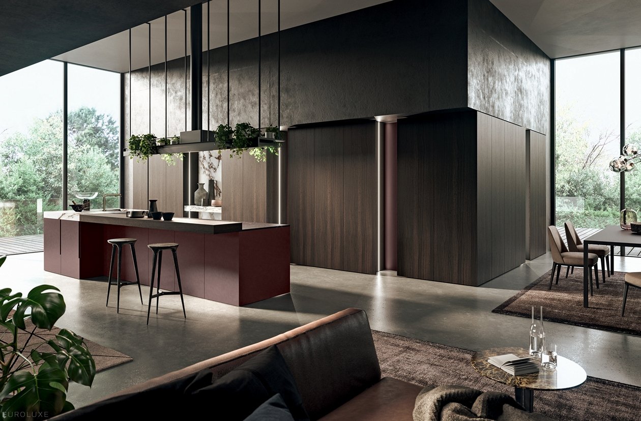 Vogue - dining furniture, contemporary kitchen, black kitchen, kitchen cabinets, modern kitchen, italian, Vogue by Binova, custom kitchen cabinets, kitchen Chicago, wooden kitchen, urban interior, Binova cabinets chicago, european kitchen, minimalistic kitchen, modern design