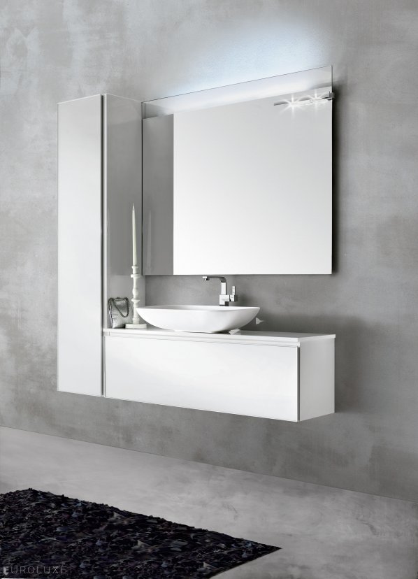 Onyx - Onyx bathroom, clean design, modern bathroom, Chicago bath, bathroom mirror, bathroom furniture, Italian furniture