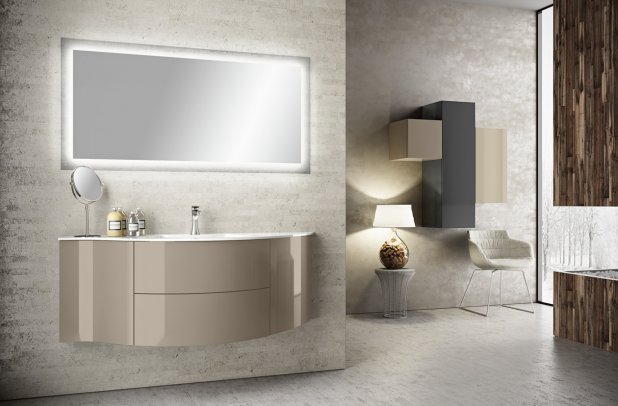 Latitudine by GB Group - bathroom cabinets, bathroom accessories, bathroom armoire, bathroom bench, bathroom mirrors, bathroom decor, bathroom bidet, Latitudine, , bathroom tile