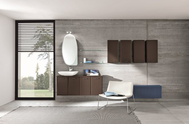 Ambra by Artesi - bathrooms Chicago, modern bathroom, cabinets, Italian bath, vanities, clean design, Ambra, bath, bathroom, shower, bathroom furniture