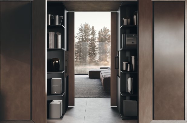 Bluna by Binova - urban interior, kitchen cabinets, Binova cabinets chicago, italian, dining furniture, Bluna by Binova, contemporary kitchen, wooden kitchen, minimalistic kitchen, custom kitchen cabinets, modern design, black kitchen, kitchen Chicago, modern kitchen, european kitchen