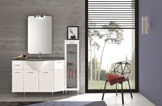 Ambra by Artesi - Italian bath, bathroom, bath, shower, clean design, vanities, bathroom furniture, modern bathroom, Ambra, bathrooms Chicago, cabinets