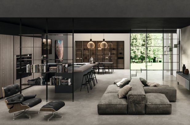 AK 04 by Arrital - cabinets, arrital cabinets chicago, contemporary kitchen, dining furniture, arrital, kitchen Chicago, urban interior, modern design, italian, ak project