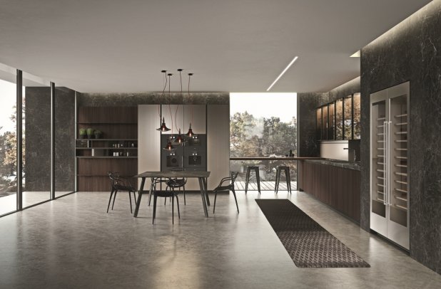 AK 05 by Arrital - arrital cabinets chicago, modern kitchen cabinets, arrital, chicago italian cabinets, modern design, dining furniture, kitchen Chicago, italian, ak project, urban interior, contemporary kitchen