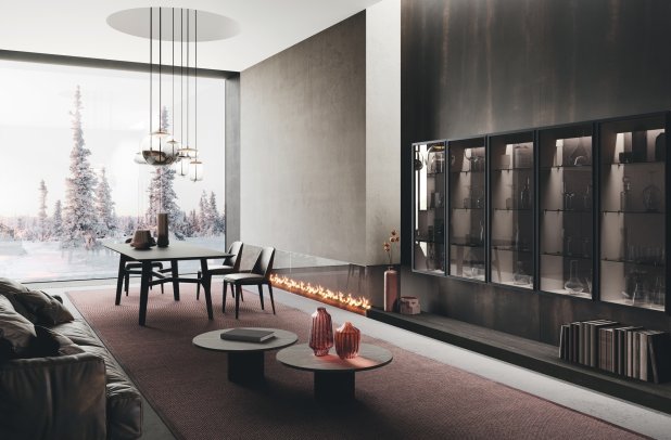 Bluna by Binova - custom kitchen cabinets, black kitchen, dining furniture, Binova cabinets chicago, minimalistic kitchen, contemporary kitchen, kitchen Chicago, wooden kitchen, urban interior, modern design, kitchen cabinets, european kitchen, italian, Bluna by Binova, modern kitchen