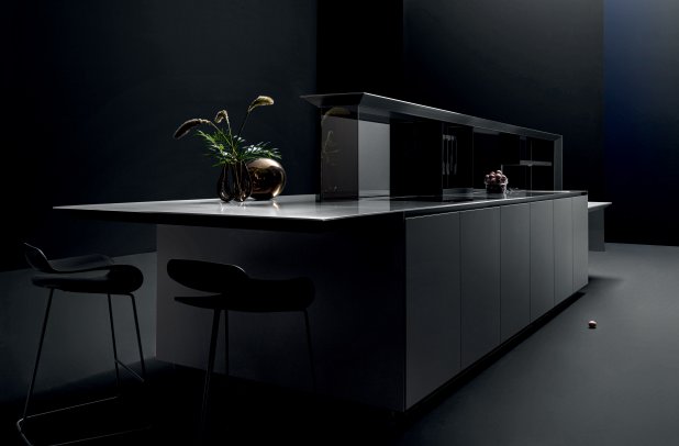 Nautila by Arrital - wooden kitchen, Nautila arrital, italian, modern design, modern kitchen, custom kitchen cabinets, contemporary kitchen, urban interior, kitchen cabinets, black kitchen, european kitchen, dining furniture, arrital cabinets chicago, kitchen Chicago, minimalistic kitchen