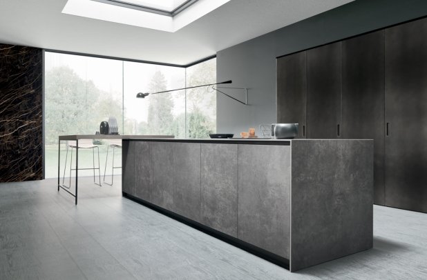Moka by Pedini - minimalistic kitchen, modern kitchen, Moka, Pedini, italian kitchen, modern european kitchen, european kitchen, chicago kitchen cabinets