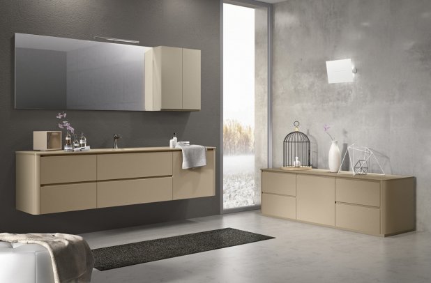 Moon by GB Group - , bathroom bench, bathroom armoire, bathroom decor, bathroom ensembles, bathroom mirrors, bathroom tile, bathroom chandeliers, bathroom doors, bathroom bidet, Moon, bathroom cabinets, bathroom vanities, bathroom accessories