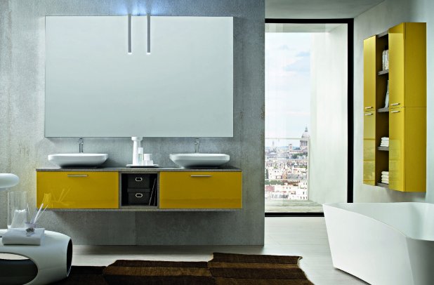 Play by Cerasa - , bathroom armoire, contemporary bathroom, bathroom d????cor, Italian bathroom, bathroom accessories, bathroom tile, bathroom bench, bathroom mirrors, Play bathroom, modern interior