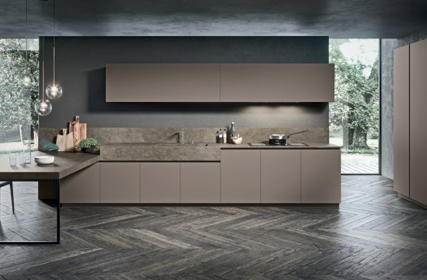 Moka by Pedini - Moka, italian kitchen, minimalistic kitchen, modern european kitchen, Pedini, european kitchen, modern kitchen, chicago kitchen cabinets