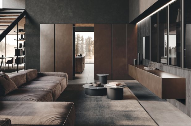 Bluna by Binova - italian, black kitchen, kitchen cabinets, custom kitchen cabinets, contemporary kitchen, minimalistic kitchen, modern kitchen, Binova cabinets chicago, urban interior, kitchen Chicago, modern design, wooden kitchen, dining furniture, european kitchen, Bluna by Binova