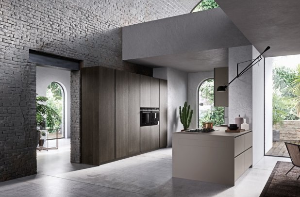 Moka by Pedini - minimalistic kitchen, chicago kitchen cabinets, european kitchen, Moka, modern kitchen, Pedini, modern european kitchen, italian kitchen