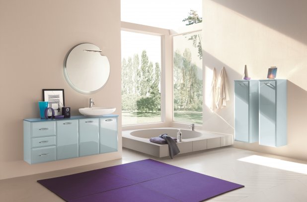 Ambra by Artesi - modern bathroom, clean design, cabinets, Italian bath, vanities, Ambra, bathroom, shower, bath, bathroom furniture, bathrooms Chicago