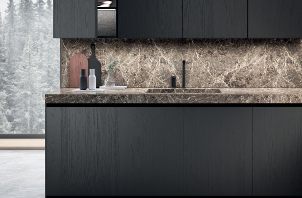 Bluna by Binova - modern kitchen, italian, Binova cabinets chicago, kitchen Chicago, custom kitchen cabinets, black kitchen, Bluna by Binova, european kitchen, minimalistic kitchen, modern design, contemporary kitchen, kitchen cabinets, dining furniture, urban interior, wooden kitchen