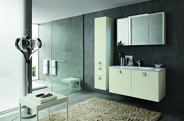 Play by Cerasa - bathroom armoire, bathroom mirrors, bathroom accessories, bathroom tile, Italian bathroom, contemporary bathroom, , bathroom d????cor, bathroom bench, Play bathroom, modern interior