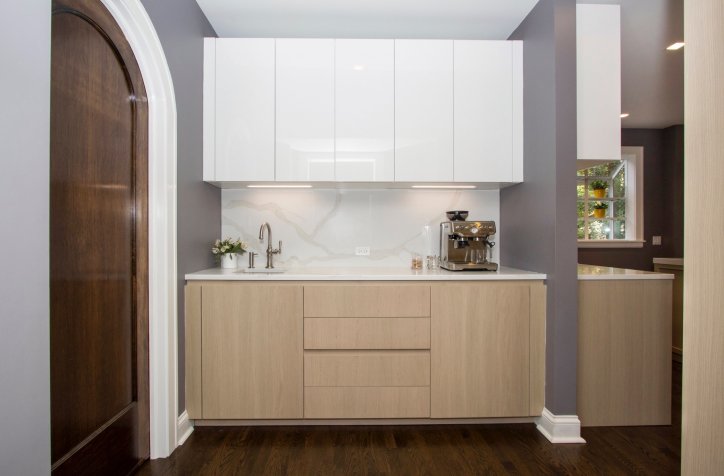 Evanston | Lake Street Single Family Home by Arrital - contemporary kitchen in vintage house, Vintage home modern kitchen