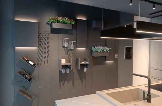 Magnetika Kitchen System by Ronda Design - magnetika cucine, magnetika kitchen, accessories, ronda, magnetika system