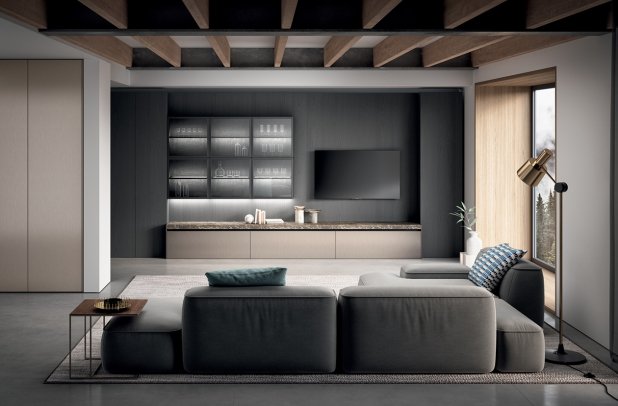 Bluna by Binova - kitchen cabinets, urban interior, italian, Bluna by Binova, kitchen Chicago, custom kitchen cabinets, wooden kitchen, modern design, modern kitchen, dining furniture, contemporary kitchen, Binova cabinets chicago, minimalistic kitchen, black kitchen, european kitchen