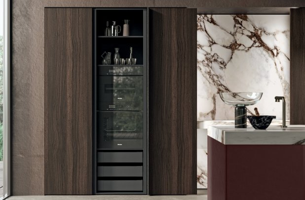 Vogue by Binova - modern kitchen, italian, black kitchen, kitchen Chicago, european kitchen, Vogue by Binova, wooden kitchen, contemporary kitchen, modern design, dining furniture, urban interior, minimalistic kitchen, Binova cabinets chicago, kitchen cabinets, custom kitchen cabinets