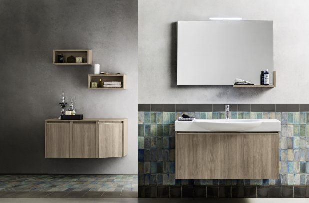 Movida by Cerasa - bathroom cabinets, bathroom armoire, bathroom d????cor, bathroom mirrors, , bathroom vanities, bathroom accessories, bathroom tile, Movida Bathroom, bathroom bench