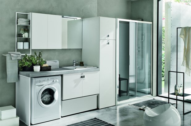 Lavanderia by Artesi - bathroom mirrors, bathroom bench, Lavanderia Bathroom, bathroom accessories, bathroom armoire, , bathroom tile, bathroom decor