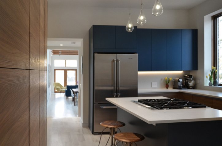 Chicago | Bucktown Kitchen by  - kitchen island, modern home, interior design firm chicago, dining room interior, cabinets, Bucktown Kitchen, wood furniture