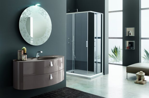 Topazio by Artesi - cabinets, Topazio, bathroom interior, white bathroom, Italian furniture, bathroom furniture, modern bath