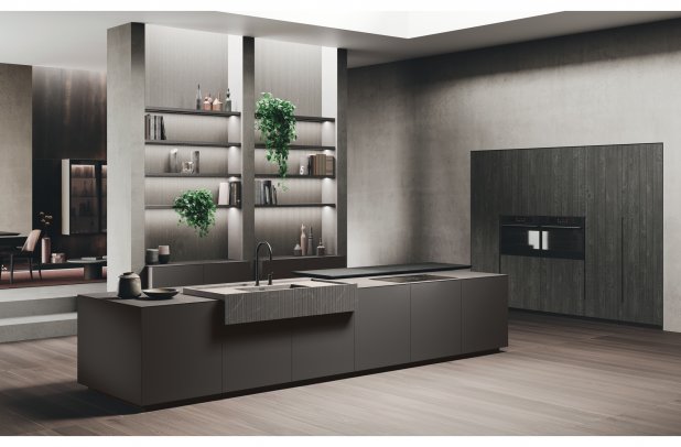 Bluna by Binova - black kitchen, contemporary kitchen, Binova cabinets chicago, modern kitchen, european kitchen, Bluna by Binova, kitchen Chicago, wooden kitchen, dining furniture, italian, minimalistic kitchen, modern design, custom kitchen cabinets, urban interior, kitchen cabinets