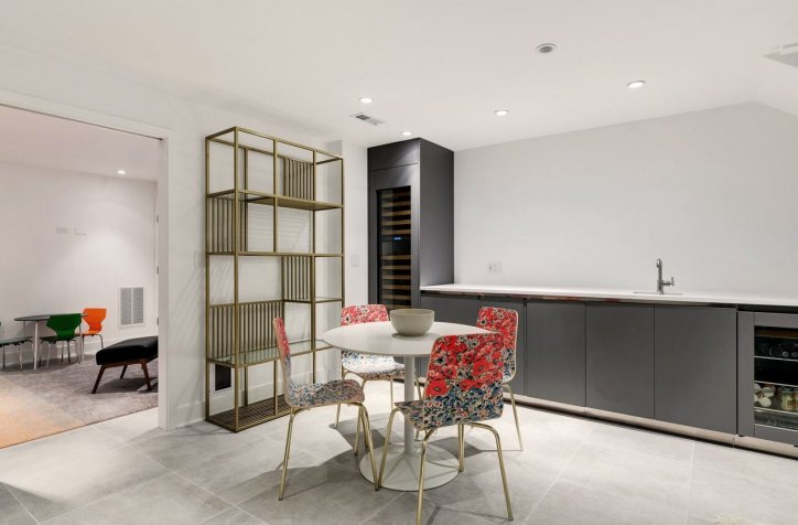 Chicago | Ukrainian Village Single Family Home  by Arrital - modern italian cabinets, white lacquered cabinets, italian lacquered kitchen, grooved lacquered kitchen