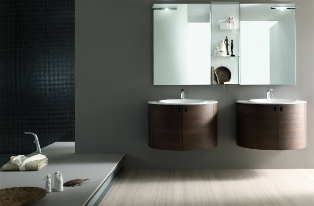 Topazio by Artesi - bathroom furniture, bathroom interior, cabinets, modern bath, Topazio, white bathroom, Italian furniture