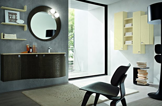 Play by Cerasa - bathroom d????cor, modern interior, bathroom bench, bathroom armoire, bathroom accessories, bathroom tile, contemporary bathroom, Italian bathroom, , Play bathroom, bathroom mirrors