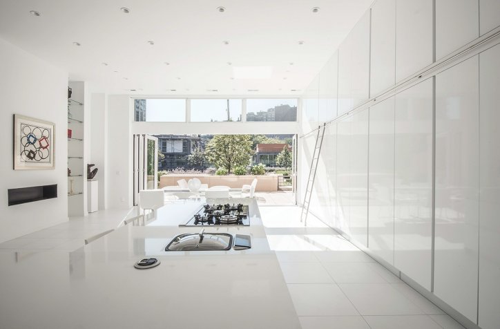 Chicago | Park West Single Family Home by Arrital - kitchen, best interior Chicago, chicago interior, Lincoln Park Single Family Home, Italian furniture, modern interior, interior projects, interior designers, Gene Sokol, family interior design