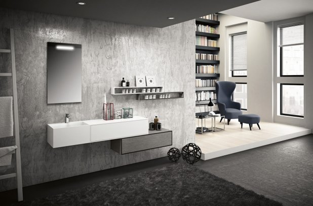 Cubik by GB Group - bathroom mirrors, bathroom tile, , bathroom accessories, bathroom cabinets, Cubik, bathroom decor, bathroom vanities, bathroom armoire