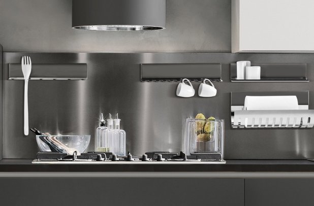 Magnetika Kitchen System by Ronda Design - ronda, magnetika kitchen, magnetika system, accessories, magnetika cucine