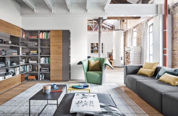 Creative Residence by Novamobili - italian modular entertainment system, modern media walls