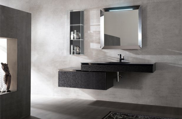 Onyx by Artesi - bathroom furniture, Chicago bath, Italian furniture, bathroom mirror, modern bathroom, clean design, Onyx bathroom