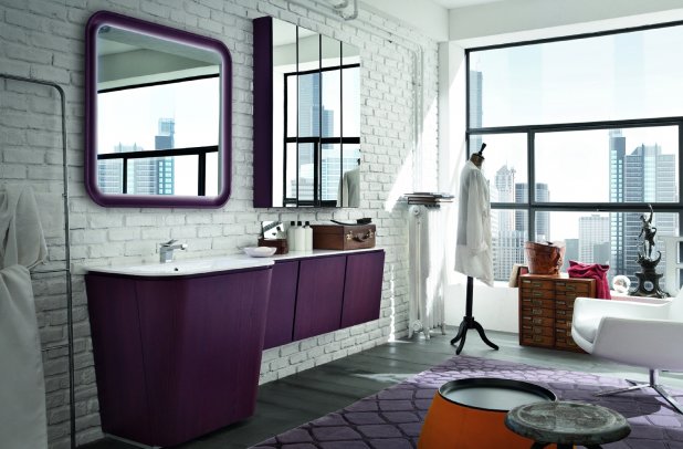 Suede by Cerasa - , urban interior, deep bath, Suede bathroom, shower, bathroom chandeliers, bathroom doors, modern bathroom, bathroom bidet, bathroom ensembles, Chicago furniture