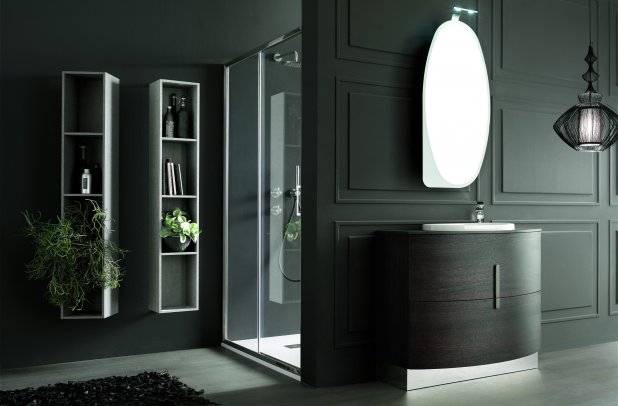 Topazio by Artesi - white bathroom, cabinets, modern bath, Topazio, bathroom furniture, Italian furniture, bathroom interior