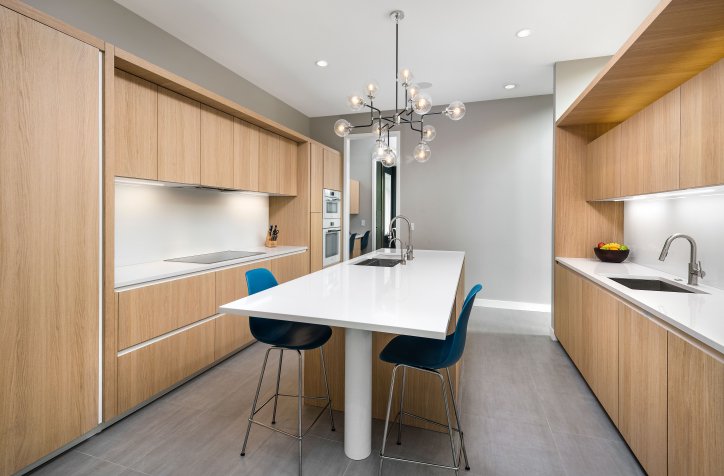 Chicago | Lincoln Square Kitchen by Arrital - natural white oak, veneer, chicago, ak-05, arrital